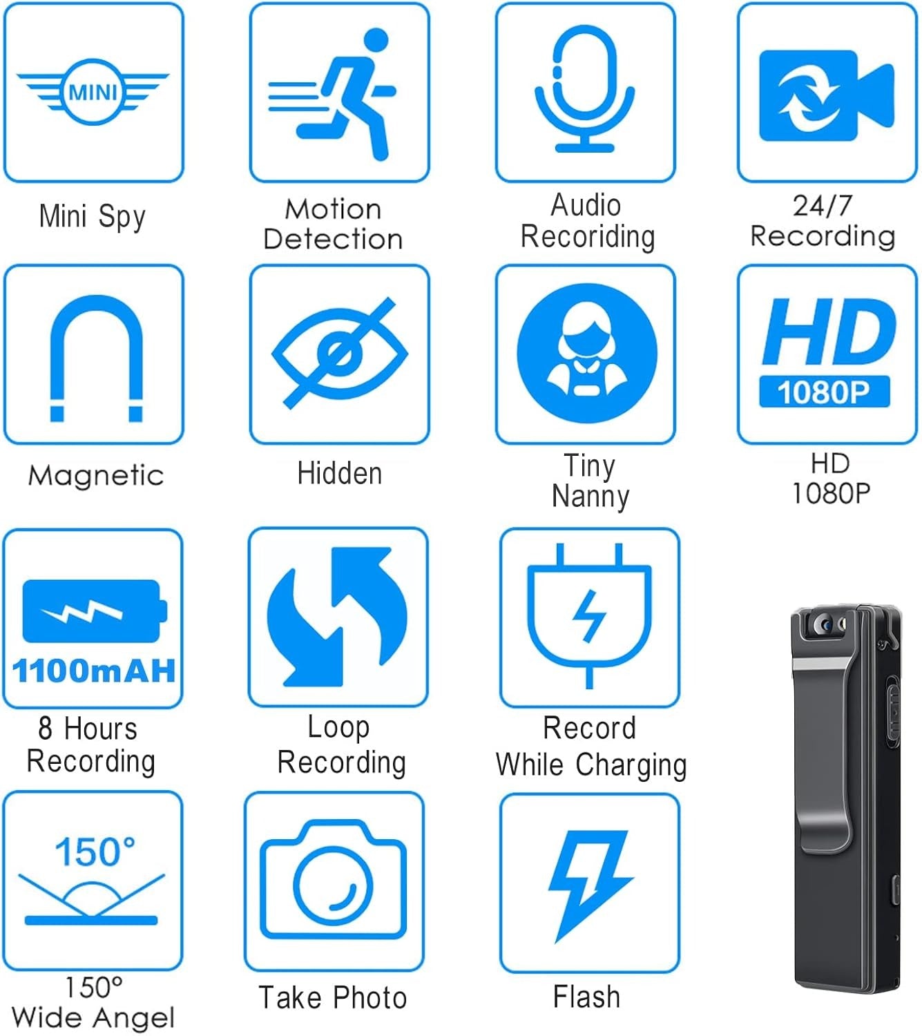 Mini Pocket Camera Video Recorder